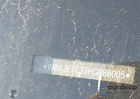 2017 BMW 540I xDrive из США, поврежденный, VIN WBAJE7C33HG888005